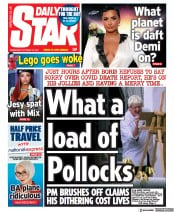 Daily Star () Newspaper Front Page for 13 October 2021