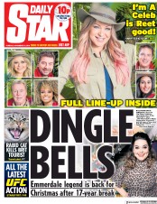 Daily Star () Newspaper Front Page for 13 November 2018