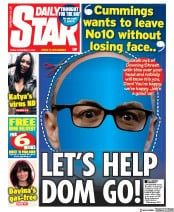 Daily Star () Newspaper Front Page for 13 November 2020
