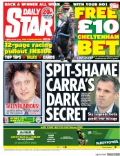 Daily Star () Newspaper Front Page for 13 March 2018
