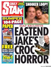 Daily Star () Newspaper Front Page for 13 April 2019