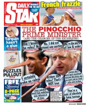 Daily Star () Newspaper Front Page for 13 April 2022
