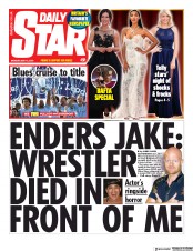 Daily Star () Newspaper Front Page for 13 May 2019