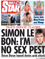 Daily Star () Newspaper Front Page for 13 July 2018