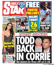 Daily Star () Newspaper Front Page for 13 July 2020