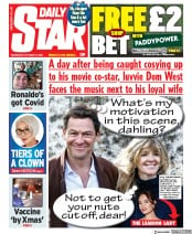Daily Star () Newspaper Front Page for 14 October 2020