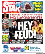Daily Star () Newspaper Front Page for 14 October 2021