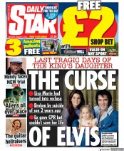Daily Star () Newspaper Front Page for 14 January 2023