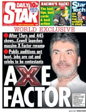 Daily Star () Newspaper Front Page for 14 February 2019