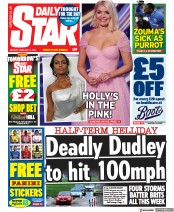 Daily Star () Newspaper Front Page for 14 February 2022