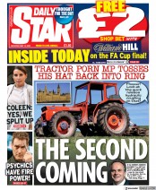 Daily Star () Newspaper Front Page for 14 May 2022