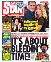Daily Star () Newspaper Front Page for 14 July 2020