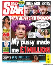 Daily Star () Newspaper Front Page for 14 August 2019