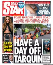 Daily Star () Newspaper Front Page for 14 September 2021