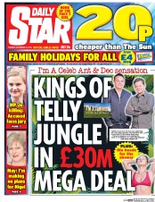 Daily Star () Newspaper Front Page for 15 November 2016