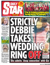 Daily Star () Newspaper Front Page for 15 November 2017