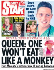 Daily Star () Newspaper Front Page for 15 November 2018