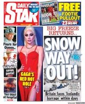 Daily Star () Newspaper Front Page for 15 November 2021