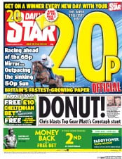 Daily Star () Newspaper Front Page for 15 March 2016