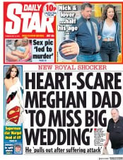 Daily Star () Newspaper Front Page for 15 May 2018