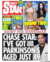 Daily Star () Newspaper Front Page for 15 June 2019