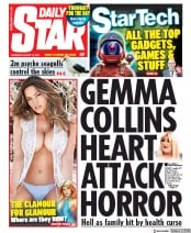 Daily Star () Newspaper Front Page for 15 August 2019