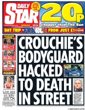Daily Star () Newspaper Front Page for 15 September 2016