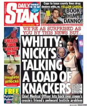 Daily Star () Newspaper Front Page for 15 September 2021