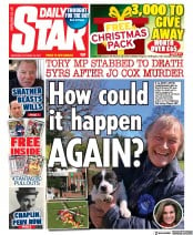 Daily Star () Newspaper Front Page for 16 October 2021