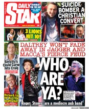Daily Star () Newspaper Front Page for 16 November 2021