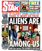 Daily Star () Newspaper Front Page for 16 December 2021