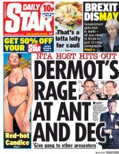 Daily Star () Newspaper Front Page for 16 January 2019