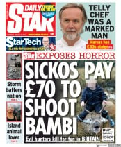 Daily Star () Newspaper Front Page for 16 January 2020