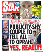 Daily Star () Newspaper Front Page for 16 February 2021