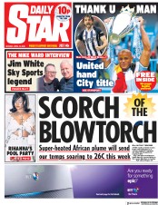 Daily Star () Newspaper Front Page for 16 April 2018