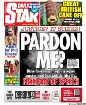 Daily Star () Newspaper Front Page for 16 April 2021