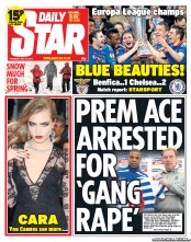Daily Star () Newspaper Front Page for 16 May 2013