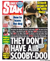 Daily Star () Newspaper Front Page for 16 July 2020