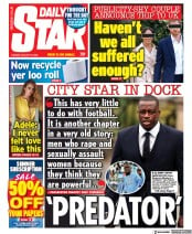 Daily Star () Newspaper Front Page for 16 August 2022