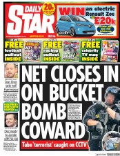 Daily Star () Newspaper Front Page for 16 September 2017
