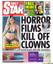 Daily Star () Newspaper Front Page for 16 September 2019