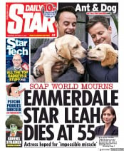 Daily Star () Newspaper Front Page for 17 October 2019