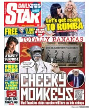 Daily Star () Newspaper Front Page for 17 October 2020