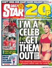 Daily Star () Newspaper Front Page for 17 April 2017