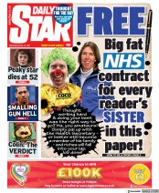 Daily Star () Newspaper Front Page for 17 April 2021