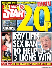 Daily Star () Newspaper Front Page for 17 May 2016