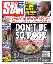 Daily Star () Newspaper Front Page for 17 May 2022