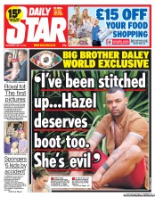 Daily Star () Newspaper Front Page for 17 July 2013
