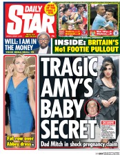 Daily Star () Newspaper Front Page for 17 August 2015