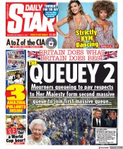 Daily Star () Newspaper Front Page for 17 September 2022